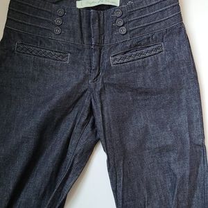 Retro wide leg denim